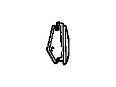 Buick 10142872 GUIDE,FRONT SIDE DOOR WINDOW UPPER(10.685)