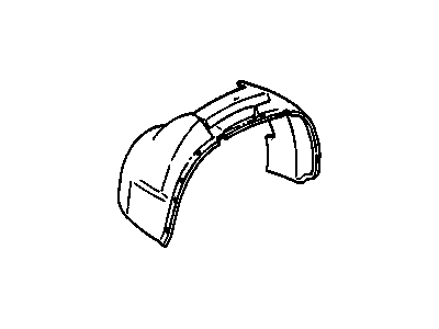 Cadillac 25638288 Fender Liner