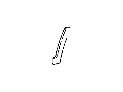 Oldsmobile 20634505 Quarter Glass Molding
