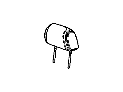 Cadillac 15851962 RESTRAINT,DRIVER SEAT HEAD(INCLUDES 32)(CASHMERE)