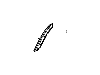 22639457 GM Applique, Front Door Window Reveal Illustration 1 of 1