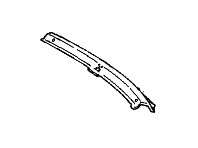 10173260 GM Panel Above Lid, Rear Illustration 1 of 1