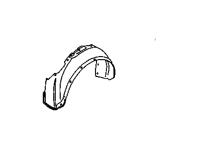 Chevy Celebrity Fender Splash Shield - 14032286