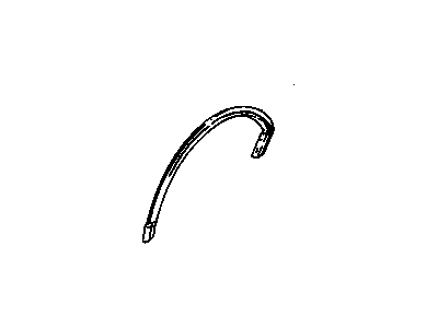 GM 14065151 Wheel Opening Molding, Front Driver Side GM 14065151 Wheel Opening Molding, Front Driver Side