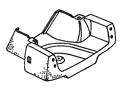 Cadillac 25639733 Trunk Trim Panel