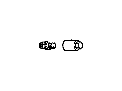 Chevy 12498074 Wheel Lock Kit
