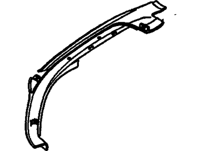 GM 10215165 Pillar Trim, Driver Side GM 10215165 Pillar Trim, Driver Side