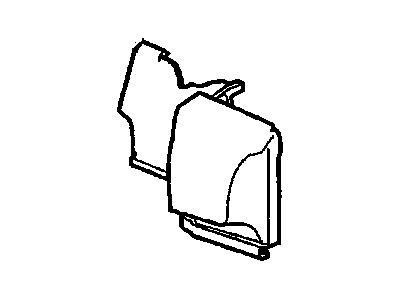 Cadillac 25716322 TRIM,REAR COMPARTMENT SIDE