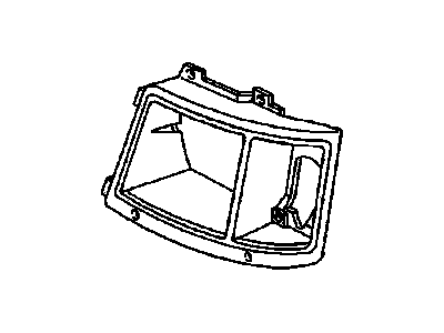 Chevy 12544109 BEZEL,HEADLAMP