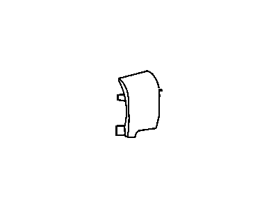 GM 22540663 Sail Panel Trim, Driver Side 22540663 GM Sail Panel Trim, Driver Side Illustration 1 of 1