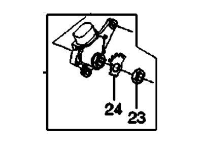 Chevy Aveo Back Up Light Switch - 93741830