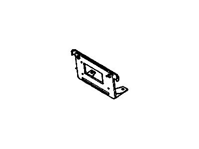 Cadillac 1621417 License Bracket