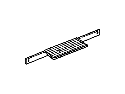 Chevy 20669732 Rear Sill Plate