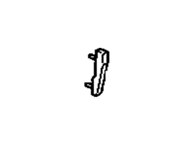 1629216 GM Impact Bar Reinforcement, Driver Side Illustration 1 of 1