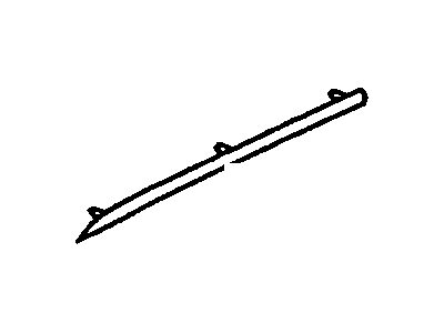 Cadillac 12529568 Upper Molding