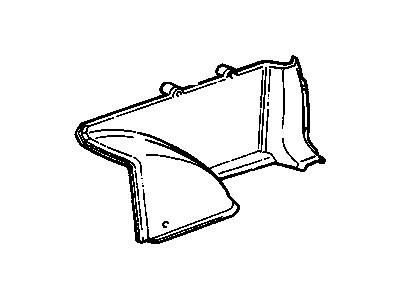 Chevy 15602436 Quarter Trim Panel