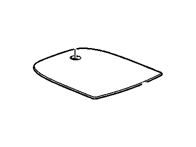 Cadillac 15825402 PANEL,REAR COMPARTMENT SPARE WHEEL STOWAGE COVER