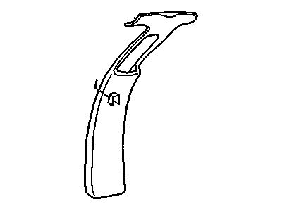 Cadillac 25641510 Center Pillar Trim