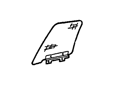 Oldsmobile 25640131 Door Glass