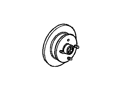 Chevy Chevette Brake Disc - 14041935