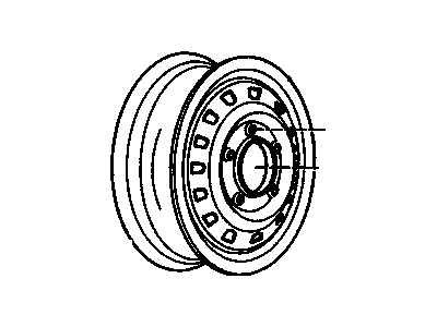 Cadillac 9591538 Wheel