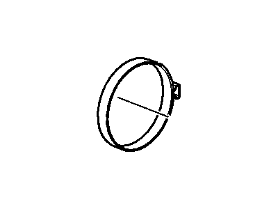 GM 42722025 Clamp, Front Wheel Drive Axle Shaft, Outer 42722025 GM Clamp, Front Wheel Drive Axle Shaft, Outer Illustration 1 of 1