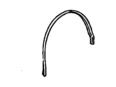 Oldsmobile 12500900 Wheel Opening Molding