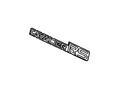 Chevy 22554385 Nameplate