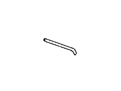 20360304 GM Reveal Molding, Black, Rear Passenger Side Illustration 1 of 1