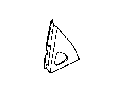 GM 22649613 Applique Gasket, Rear Driver Side 22649613 GM Applique Gasket, Rear Driver Side Illustration 1 of 1