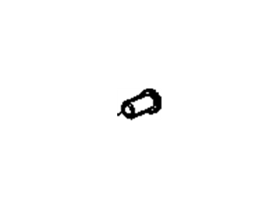 Chevy 19120406 PIN-CLEVIS,SHANK DIAMETER 8MM,LEN TO HOLE 17.2,20.7 TL,12 OUTSIDE DIAMETER,ALUMINUM,4472M(FOLDING TOP REAR SIDE RAIL PIVOT)
