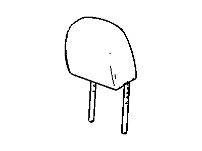 GM 42477735 Restraint, Front Seat Head Restraint, Black GM 42477735 Restraint, Front Seat Head Restraint, Black