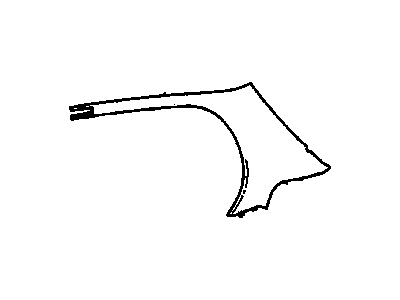Oldsmobile 25725808 Quarter Trim Panel