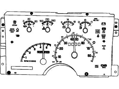 GMC 16129065 BULB,INSTRUMENT CLUSTER(RED SOCKET, CLEAR BULB)(#PC118)(.7 CANDLE POWER)(W/SOCKET)(8.991)
