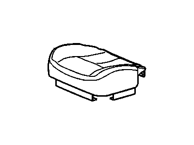 Chevy 19258101 COVER,DRIVER SEAT CUSHION(PEWTER)(AUTHORIZED REPLACE FOR OEM COVER-DIFFERENCE IN APPEARANCE)