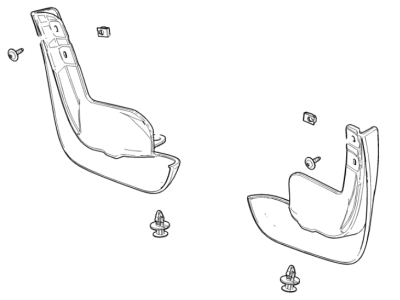 Chevy 95953991 Mud Guard