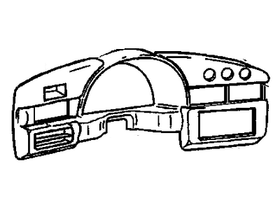 Chevy 10426145 Cluster Bezel