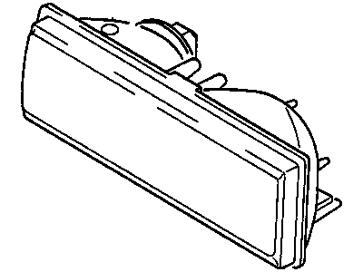 Oldsmobile 16511077 Lens & Housing