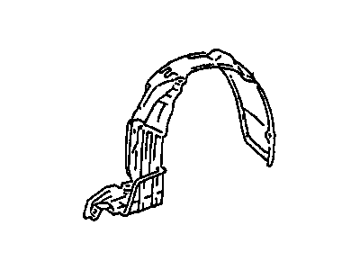 2002 Chevy Prizm Fender Splash Shield - 94857074