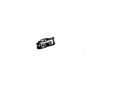 Cadillac 16050180 Dash Control Unit