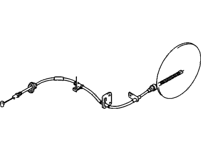 Chevy Tracker Parking Brake Cable - 30012146