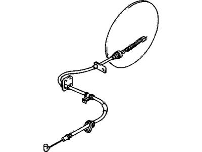 Chevy Tracker Parking Brake Cable - 30012145