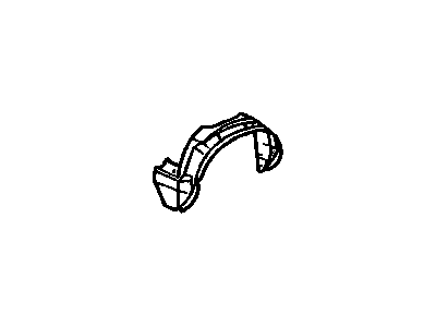 25535062 GM Fender Liner, Front Inner Passenger Side Illustration 1 of 1