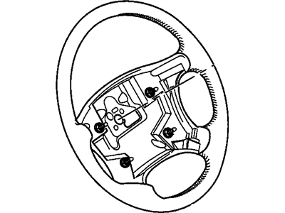 Oldsmobile Cutlass Supreme Steering Wheel - 12537670