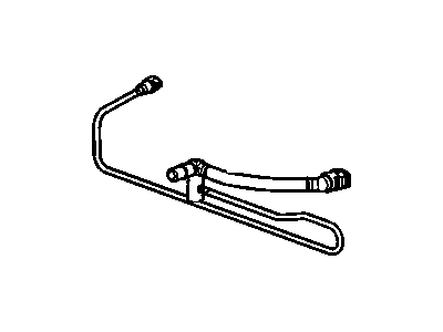 Chevy 25853662 HOSE,EVAP EMISSION REAR(RUNS FROM MODULE TO REAR TANK VENT)