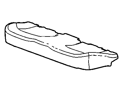 GM 19123776 Cover, Rear Seat Cushion 19123776 GM Cover, Rear Seat Cushion Illustration 1 of 1