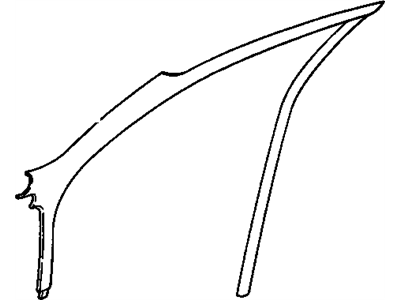 Buick 22642186 Windshield Pillar Trim