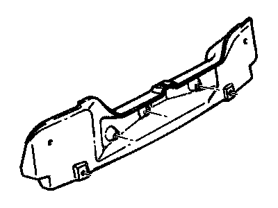 Pontiac 10253001 Rear Body Trim