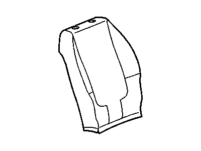 Chevy 15821050 COVER,PASSENGER SEAT BACK(CASHMERE)
