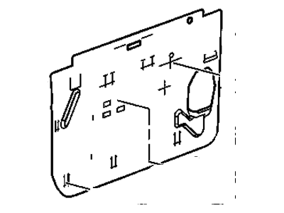 GMC 21996546 DEFLECTOR,FRONT SIDE DOOR WATER